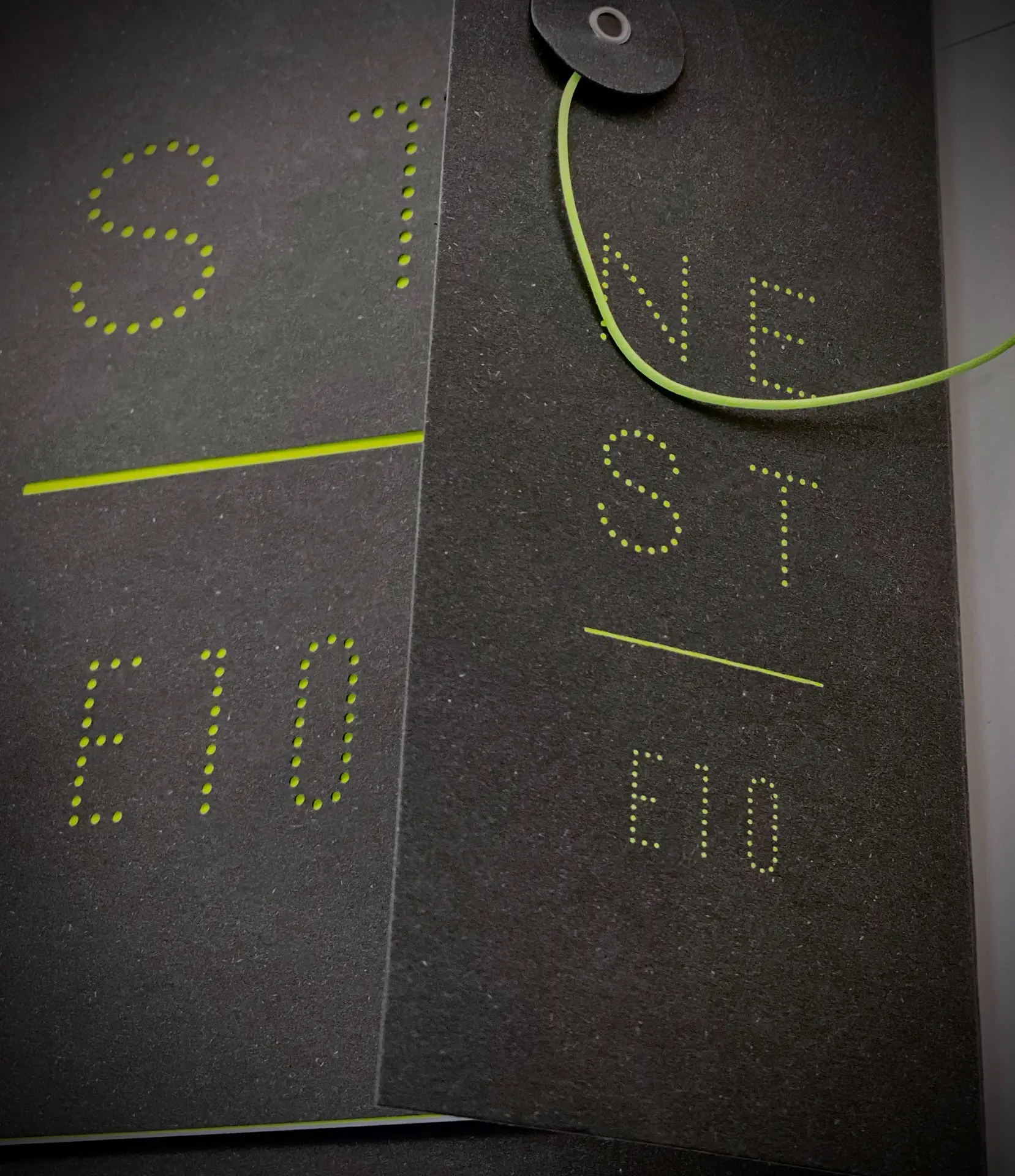 Nest E10 brochure cover close-up detail by Oracle Creative for Newlon Living, Leyton