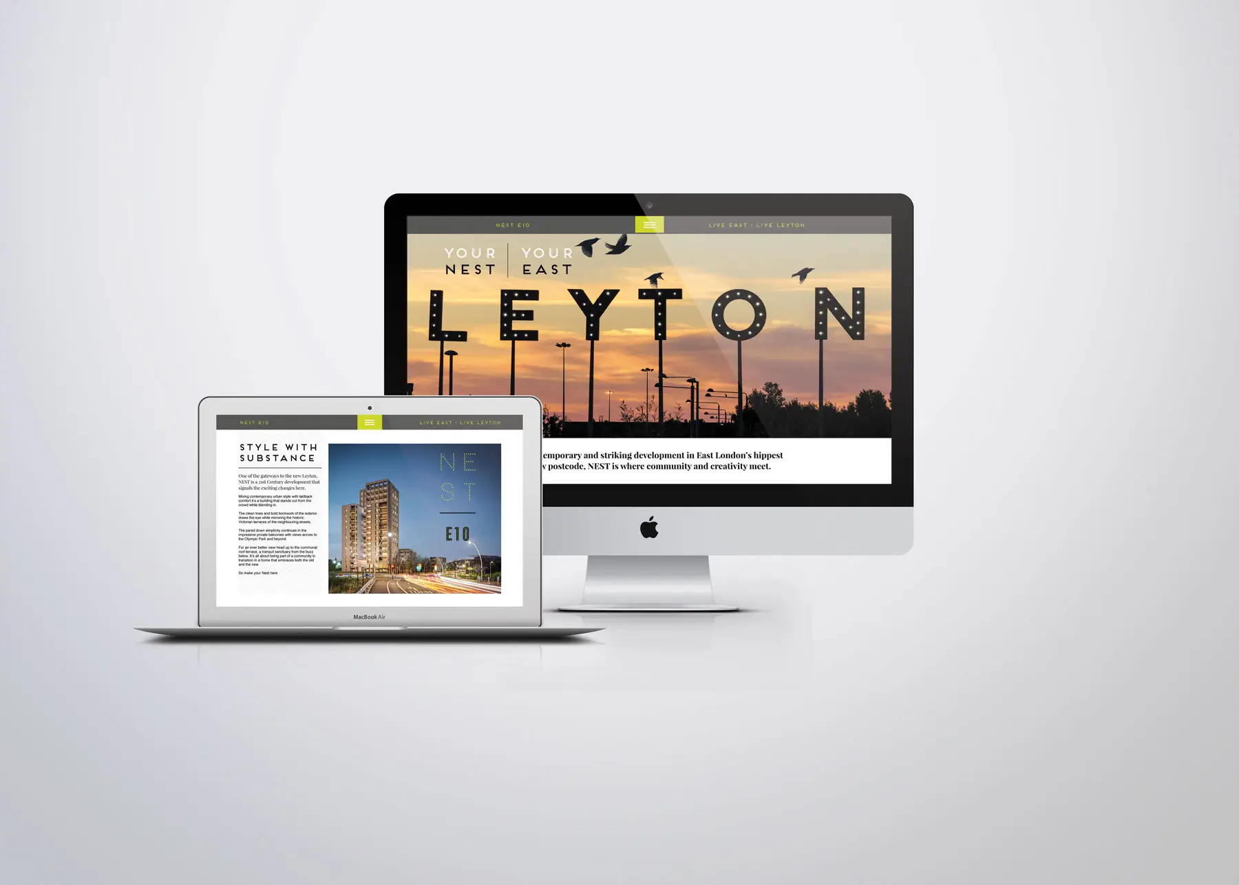 Website design - Nest