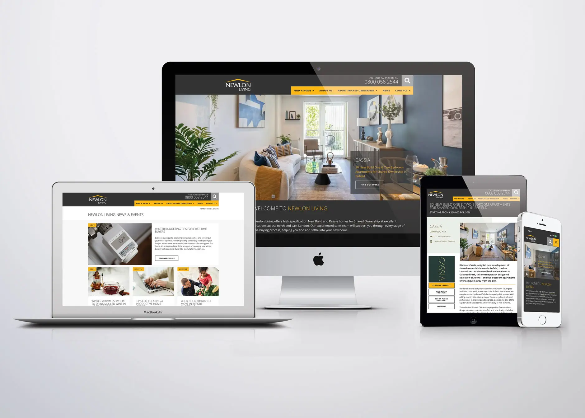 Newlon Living Website