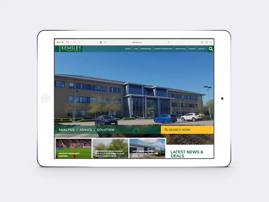 Commercial agent website